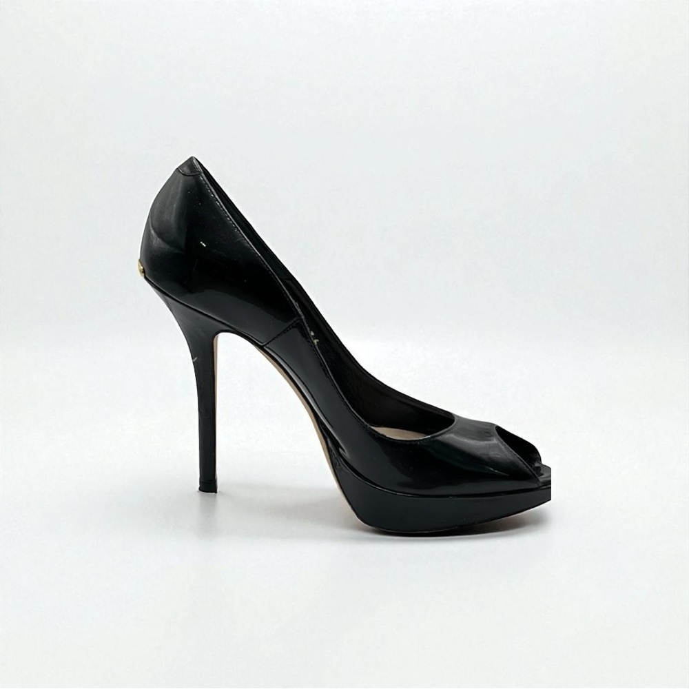 Christian Dior black high heels Elegant Black Peep-Toe
patent leather - Picture 5 of 13